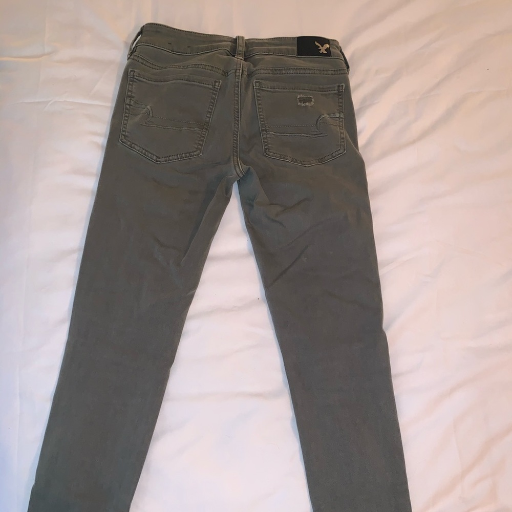 American Eagle Army Green Jeggings